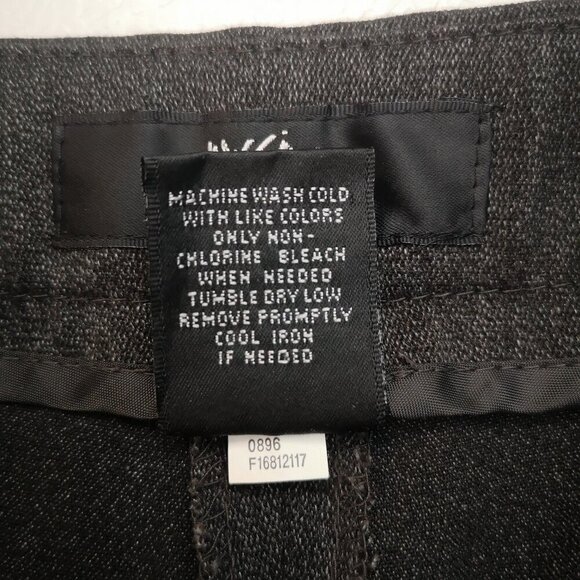 Mossimo Stretch Ladies Size 12 Charcoal Color Slight Flare Dress Pant - Picture 4 of 11